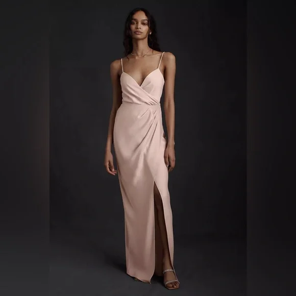 bhldn party dresses NWT $749 Helen O'Connor Solstice Dress Poppy Wedding Party 4 BHLDN